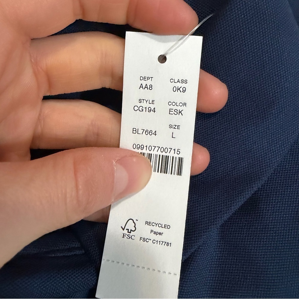 J crew evening sky Performance piqué polo shirt - Picture 5 of 5